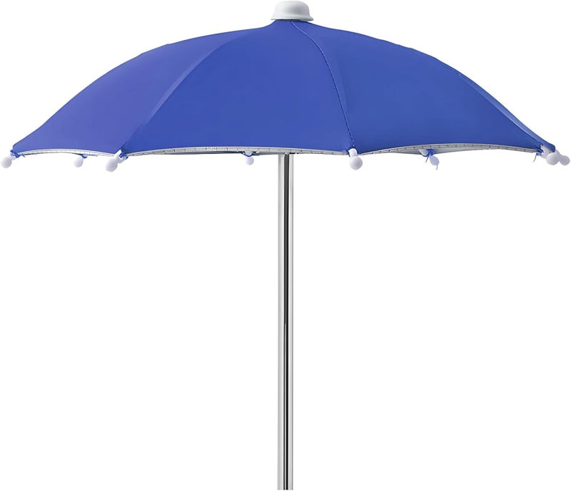 Gnodry Squirrel Picnic Table Feeder Replacement Mini Umbrella for Outside (Dark-Blue) - Image 1